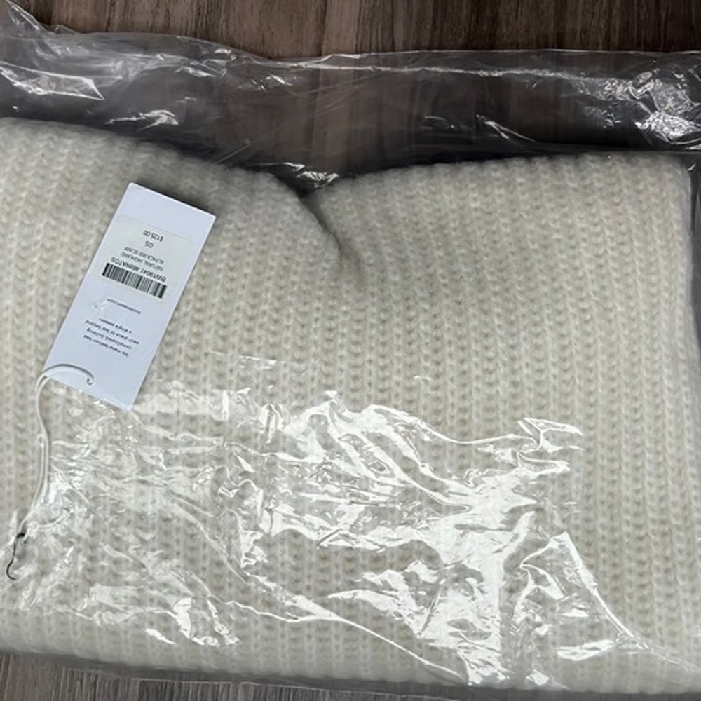 Buck Mason - Alpaca Rib Scarf - Cream